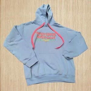 Six Flags blue Wonder Woman hoodie sweatshirt 💖